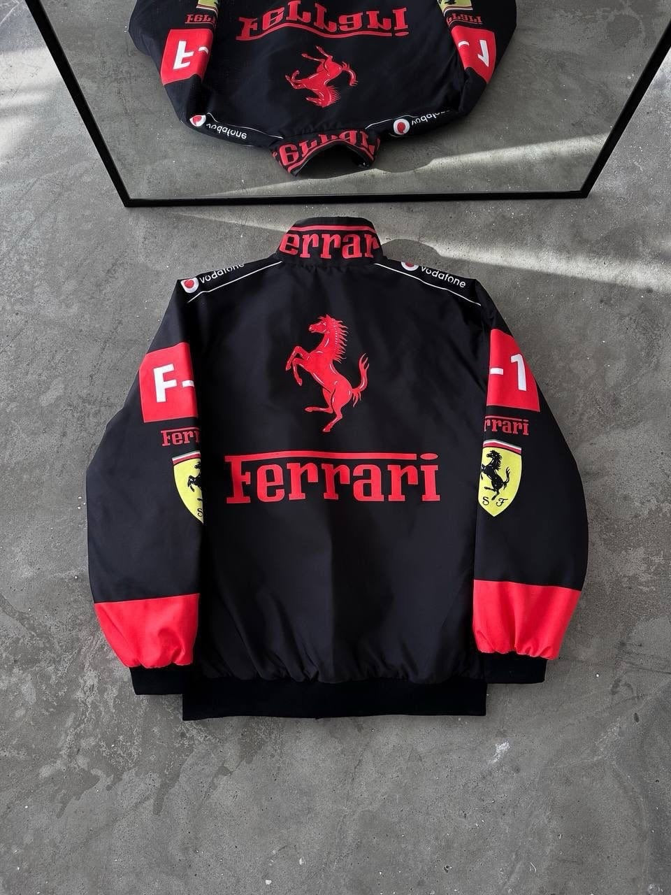 Ferrari Racing Jacket β Premium Motorsport Streetwear Bomber Jacket