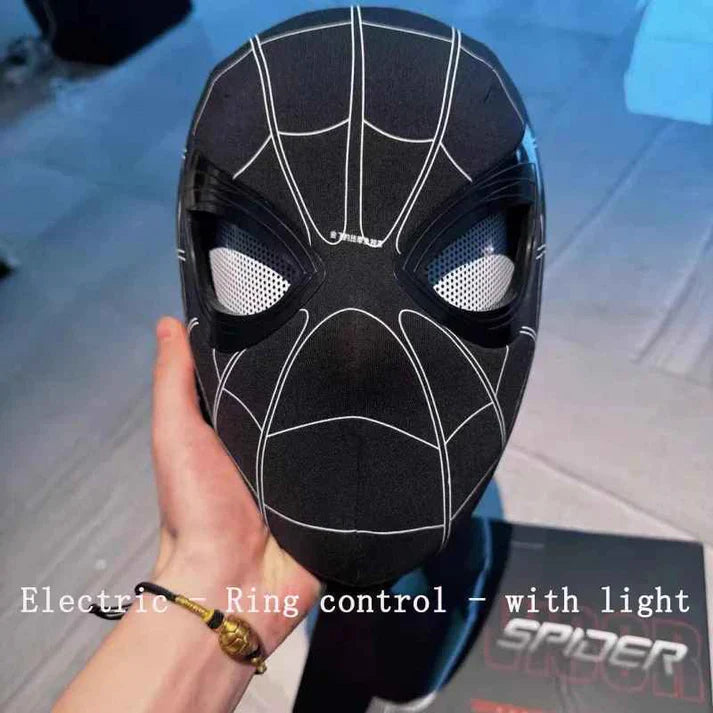 Spider-Man Cosplay Head Mask with Moving Eyes – Manual Version