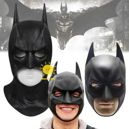 Batman 1989 Full Head Mask – Cosplay Superhero Bruce Wayne Halloween Party Prop