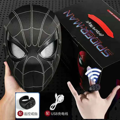 Spider-Man Cosplay Head Mask with Moving Eyes – Electronic Version