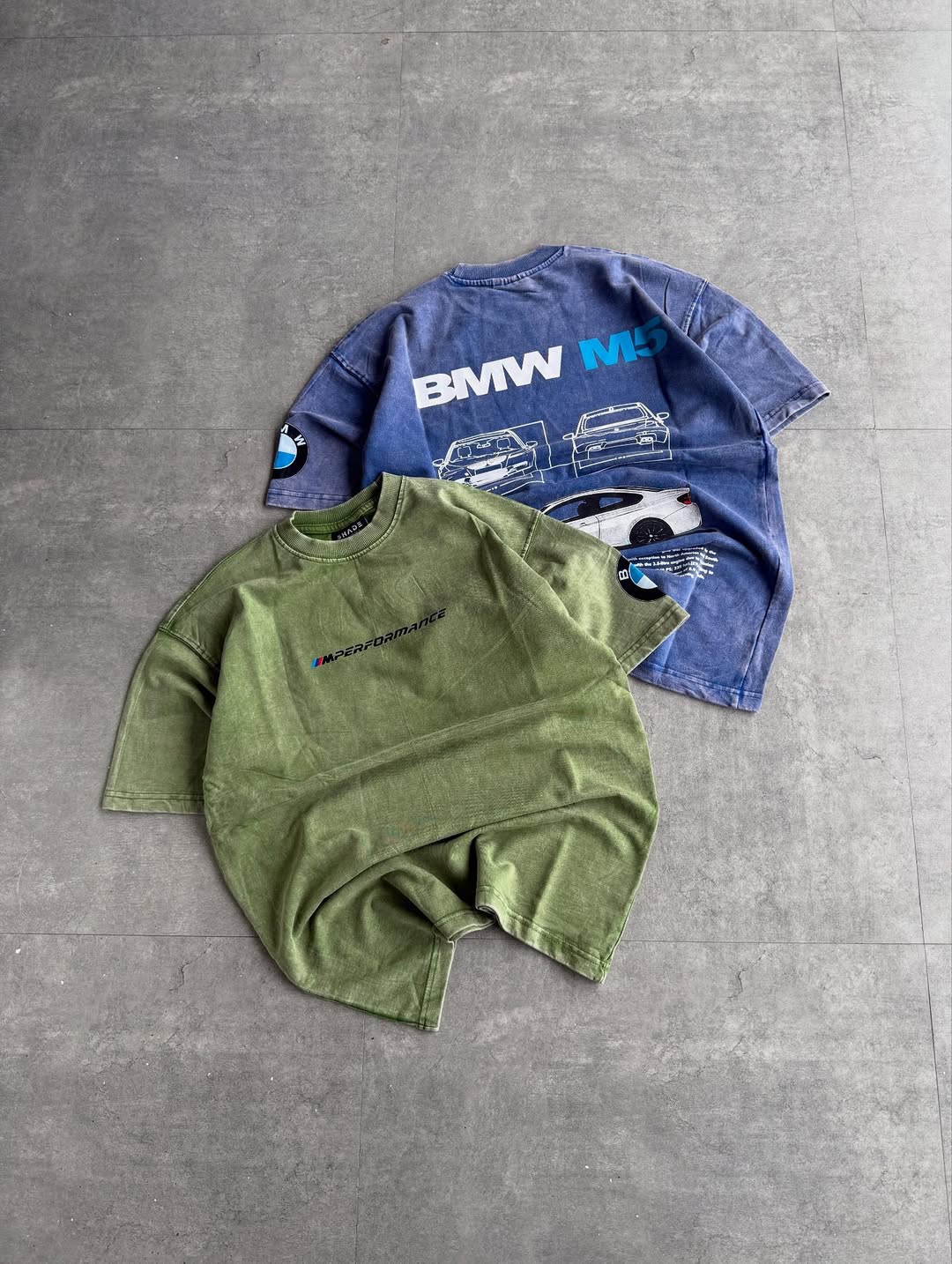High Quality Oversized BMW Printed T-Shirt