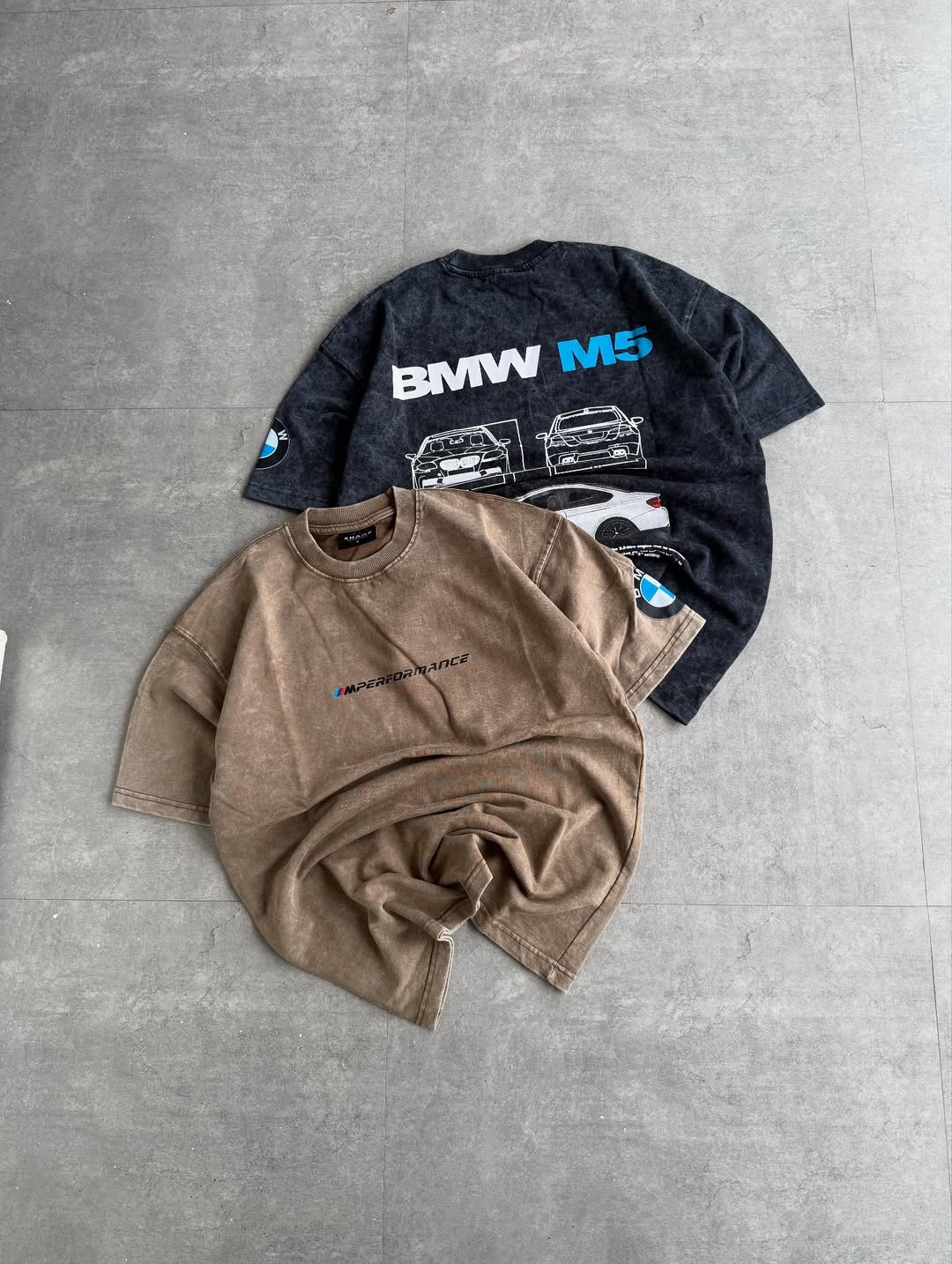 High Quality Oversized BMW Printed T-Shirt