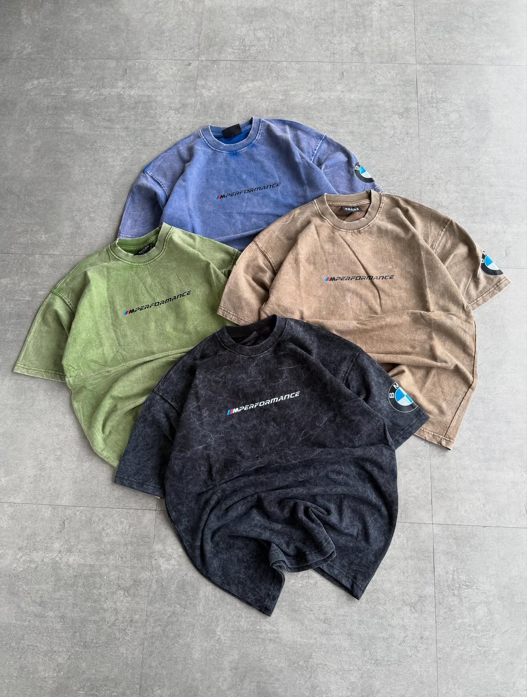 High Quality Oversized BMW Printed T-Shirt