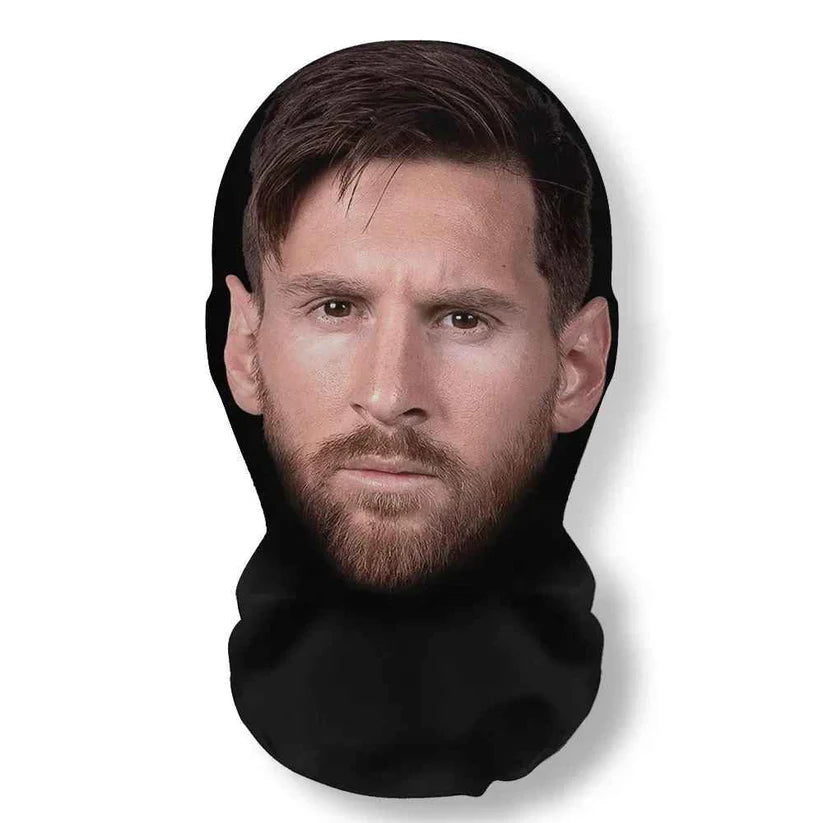 Novelty 3D Graphic Face Balaclava – Funny Celebrity & Pop Culture Printed Full Face Mask, Breathable Windproof Cosplay Neck Gaiter