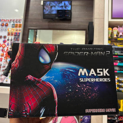 Amazing Spider-Man Cosplay Head Mask with Moving Eyes – Manual Version