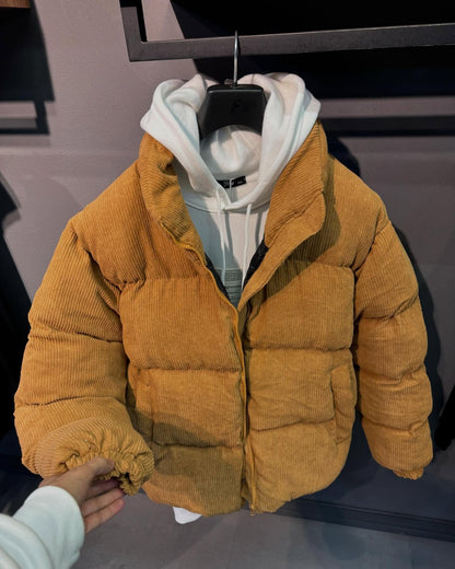 Imported Corduroy Puffer Jackets