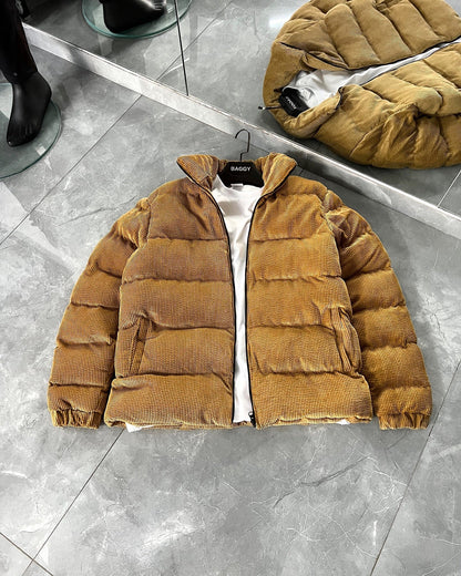 Imported Corduroy Puffer Jackets