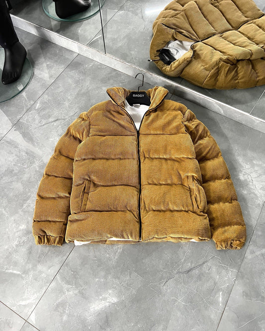 Imported Corduroy Puffer Jackets