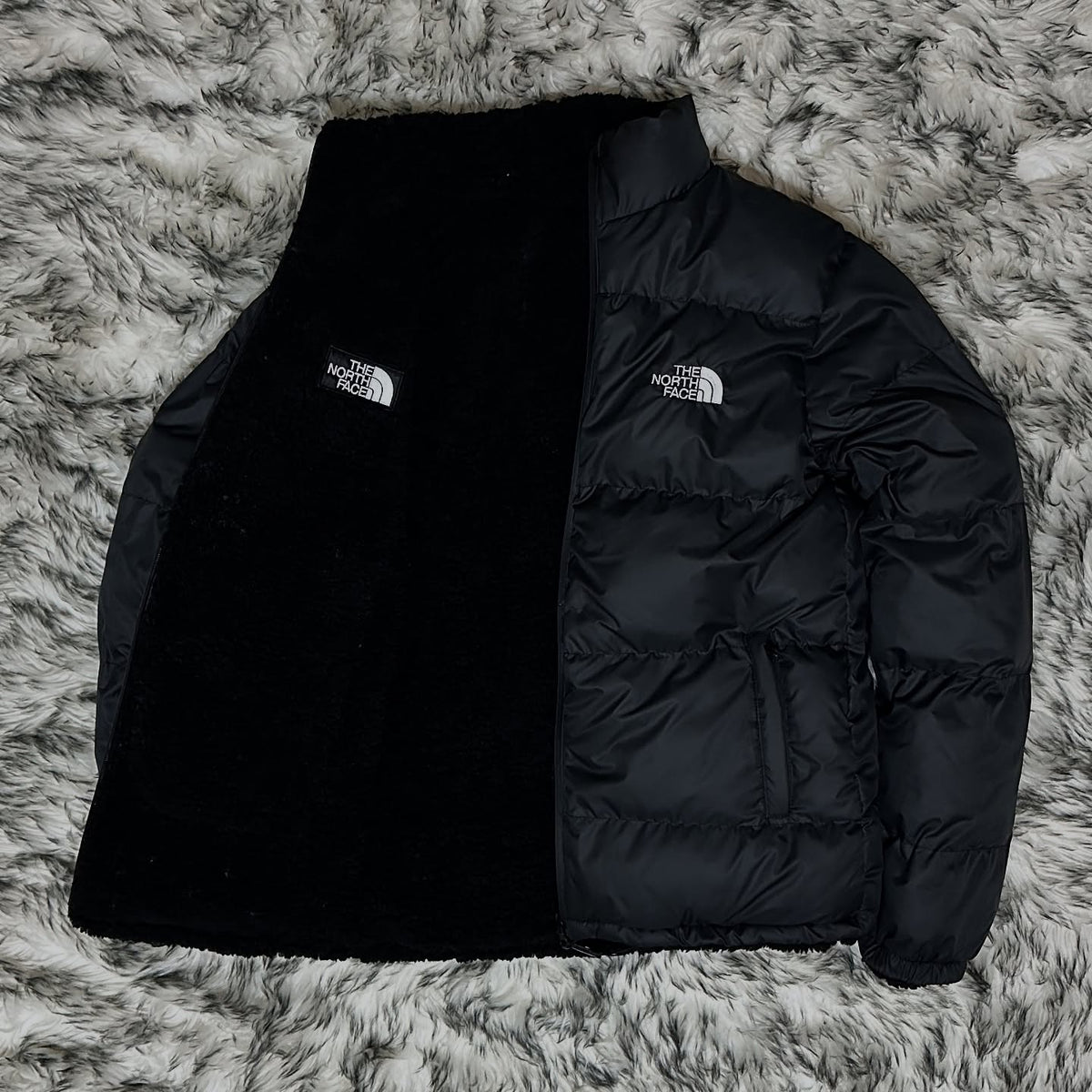 Imported Double Side The North Face Puffer Jacket