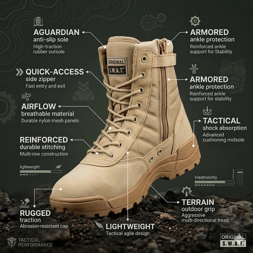 S.W.A.T. DesertForce Tactical Boots