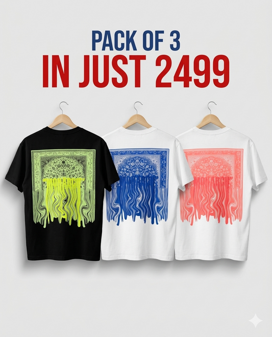 Pack of 3 Premium T-Shirts – Everyday Comfort & Style