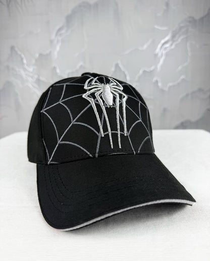 Spider-Man Cap | Premium Embroidered Spider Web & Logo | Stylish Adjustable Baseball Cap