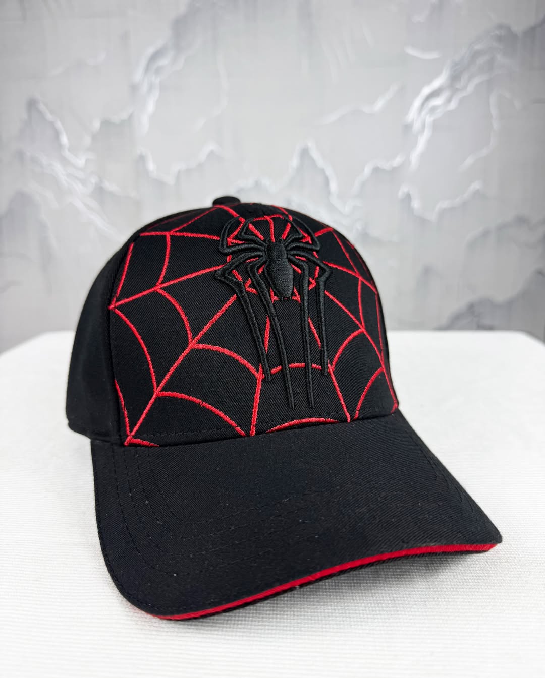 Spider-Man Cap | Premium Embroidered Spider Web & Logo | Stylish Adjustable Baseball Cap