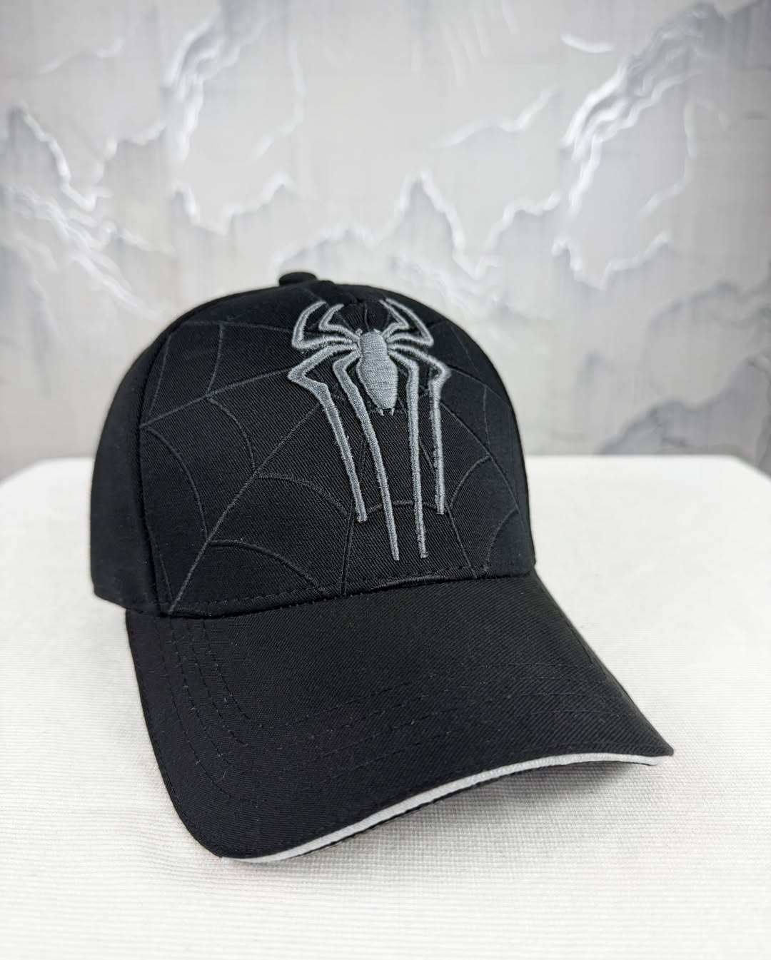Spider-Man Cap | Premium Embroidered Spider Web & Logo | Stylish Adjustable Baseball Cap