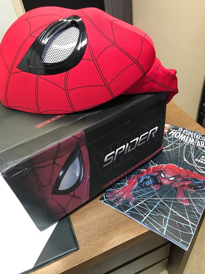 Spider-Man Cosplay Head Mask with Moving Eyes – Manual Version