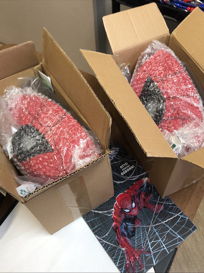 Spider-Man Cosplay Head Mask with Moving Eyes – Manual Version