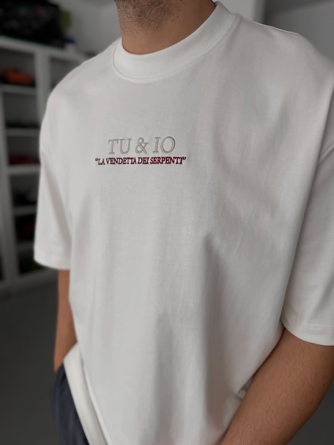 High Quality Oversized Embroidered T-Shirt