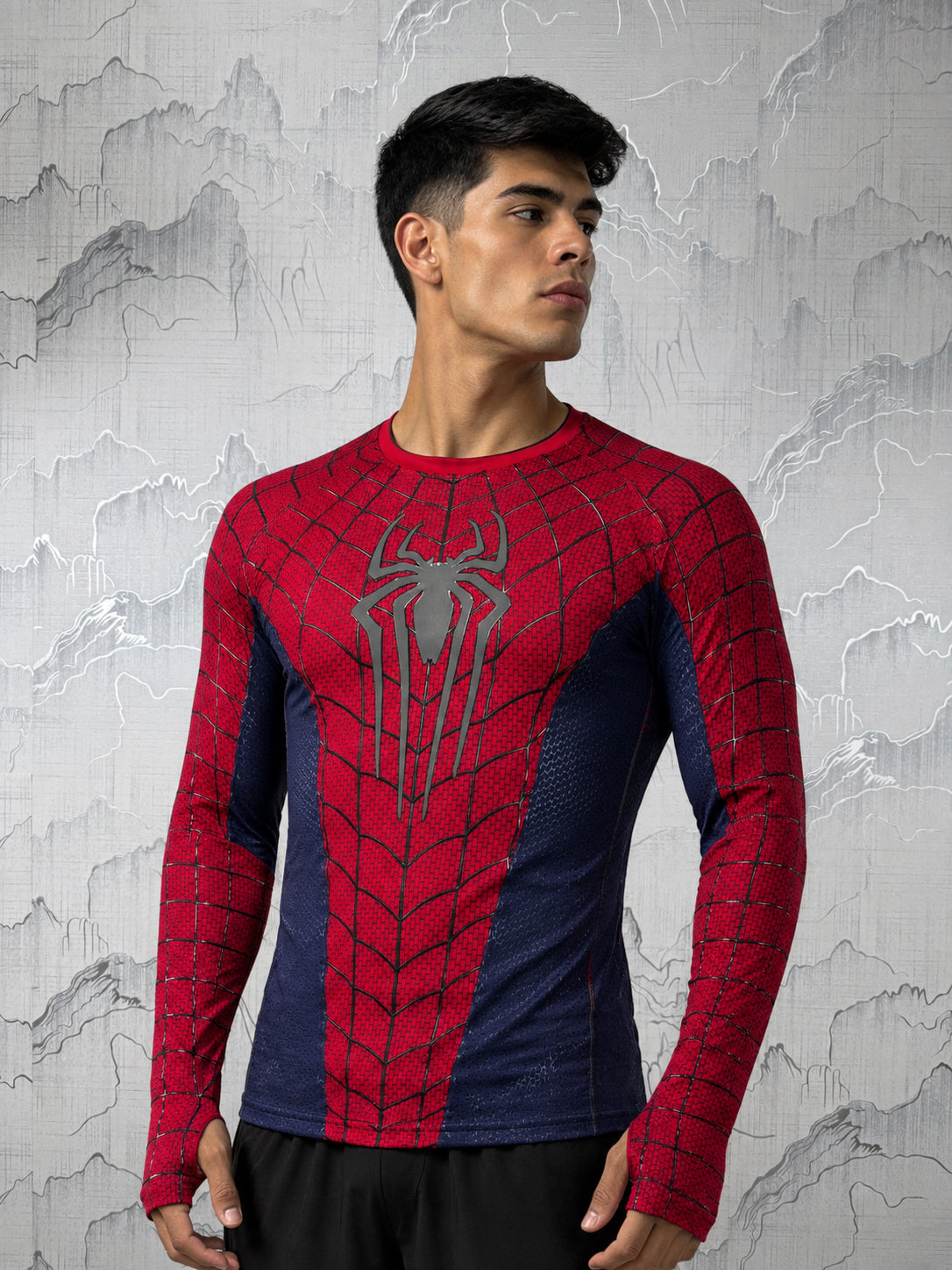 Imported Superhero Style Premium T-Shirt and Trouser (Spider)
