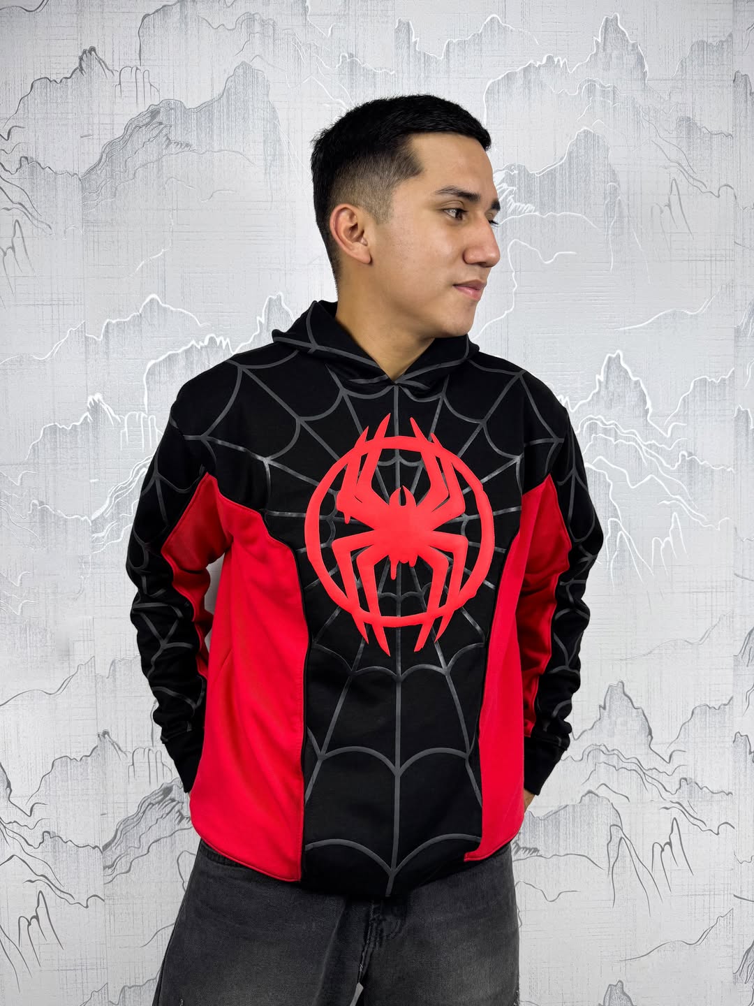 Imported Superhero Style Premium Hoodie (Spider)