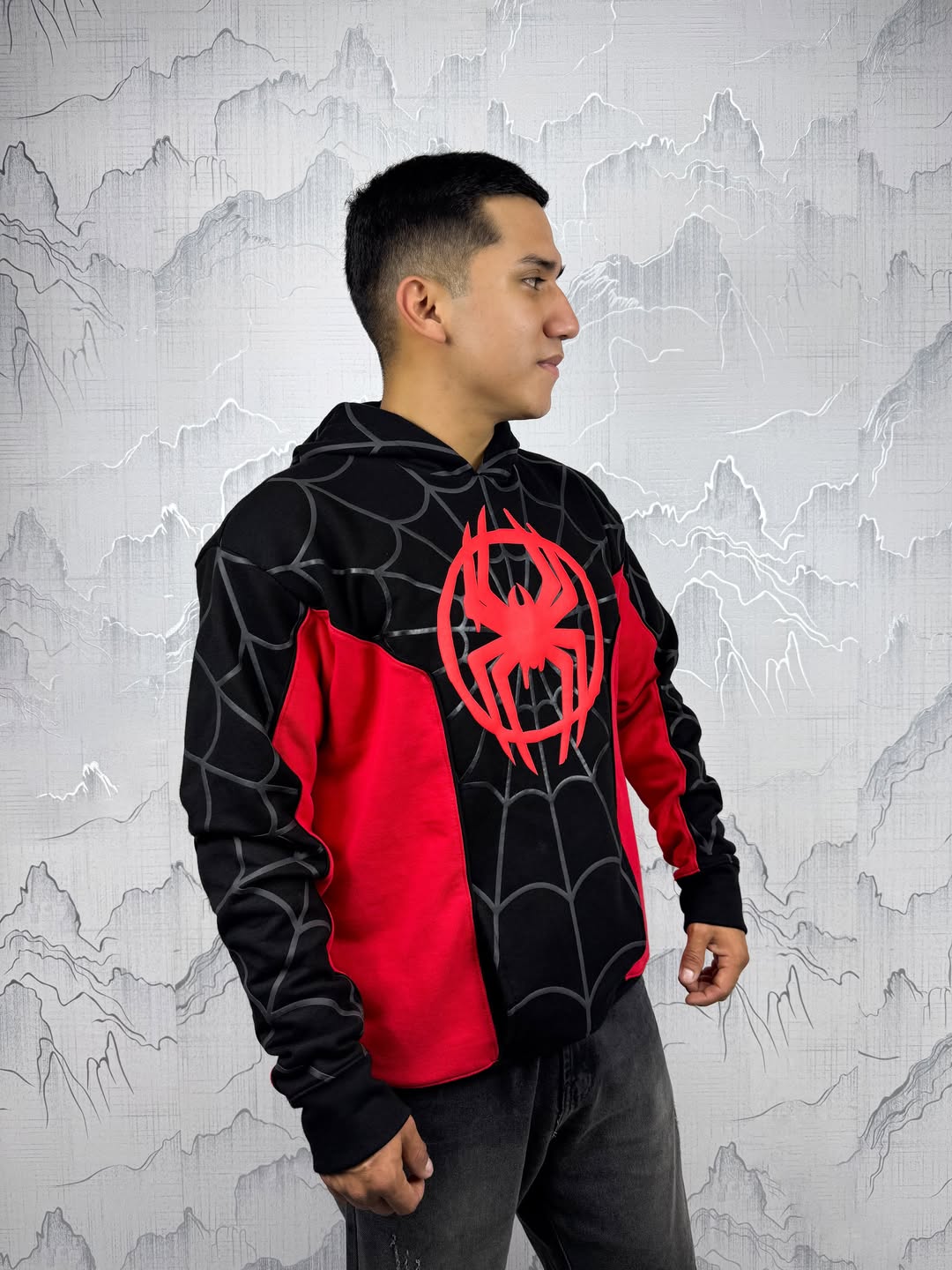 Imported Superhero Style Premium Hoodie (Spider)