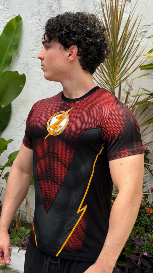 Imported Superhero Style Premium T-Shirt and Trouser (Flash)