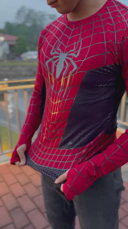 Imported Superhero Style Premium T-Shirt and Trouser (Spider)