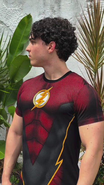 Imported Superhero Style Premium T-Shirt and Trouser (Flash)