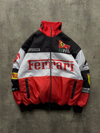 Ferrari Racing Jacket – Premium Motorsport Streetwear Bomber Jacket