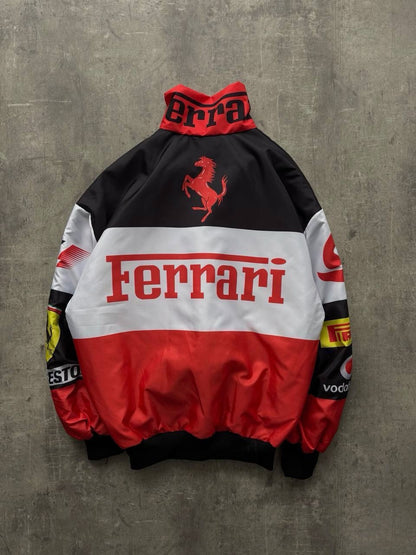 Ferrari Racing Jacket – Premium Motorsport Streetwear Bomber Jacket