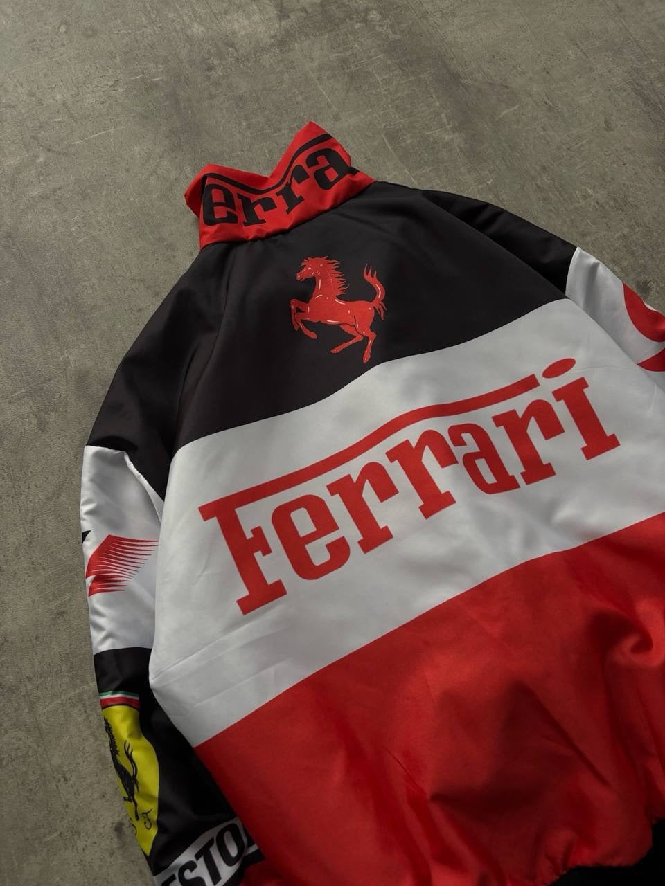 Ferrari Racing Jacket – Premium Motorsport Streetwear Bomber Jacket